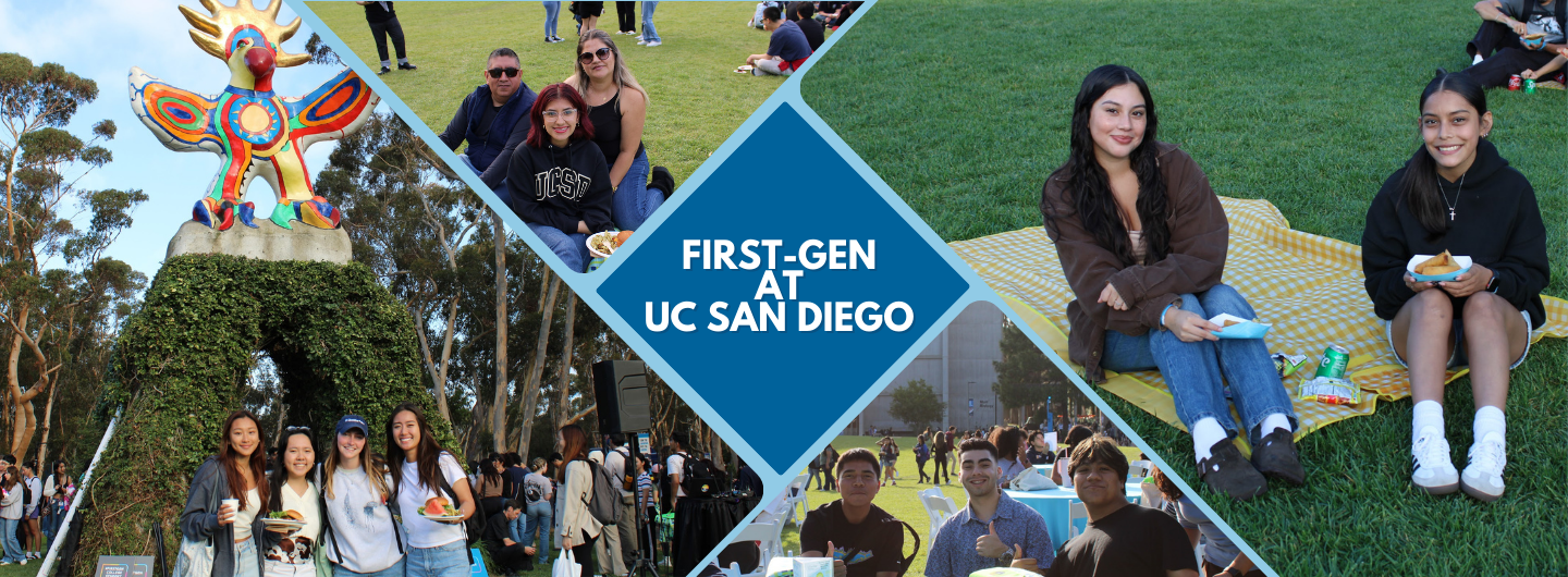 Collage of First Gen Welcome Fair 